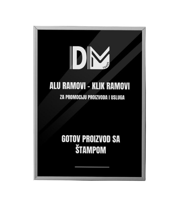 klik ram za postere i promocije štampa uračunata u cenu