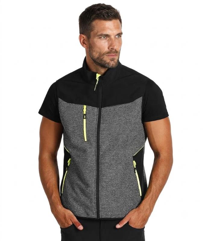 Softshell prsluk sa brušenim polarom za rad na otvorenom