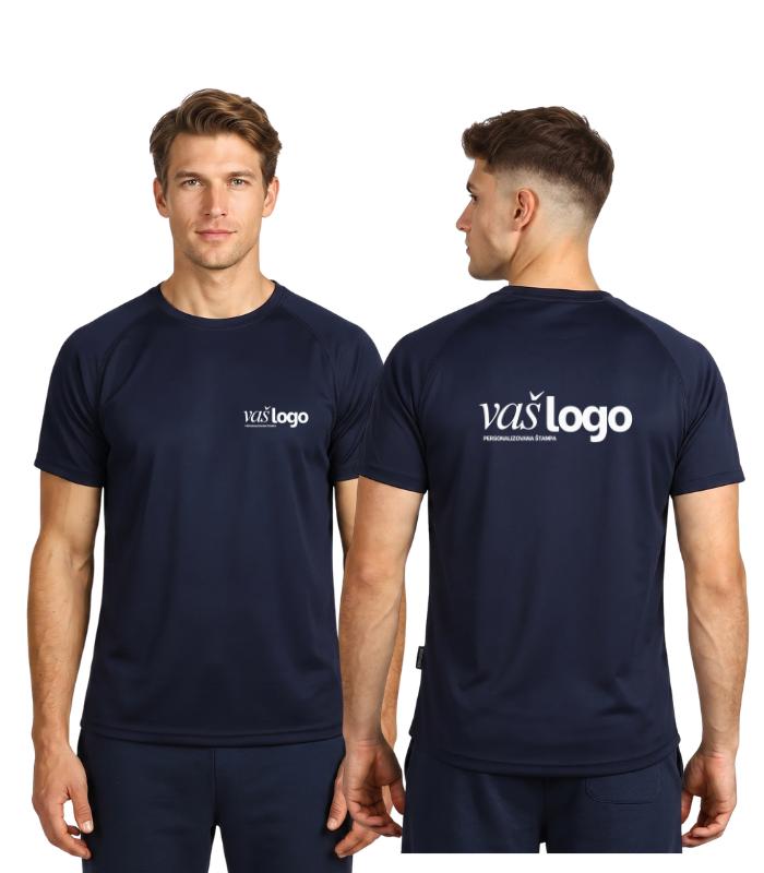 Sportska majica pogodna za štampu logotipa