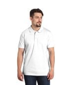 bela muška polo majica