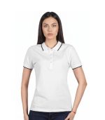 Ženska polo majica sa kontrastnim detaljima