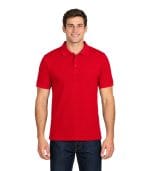 crvena polo majica od pamuka
